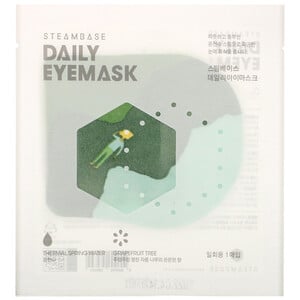 Steambase, Daily Eyemask, Grapefruit Tree, 1 Mask