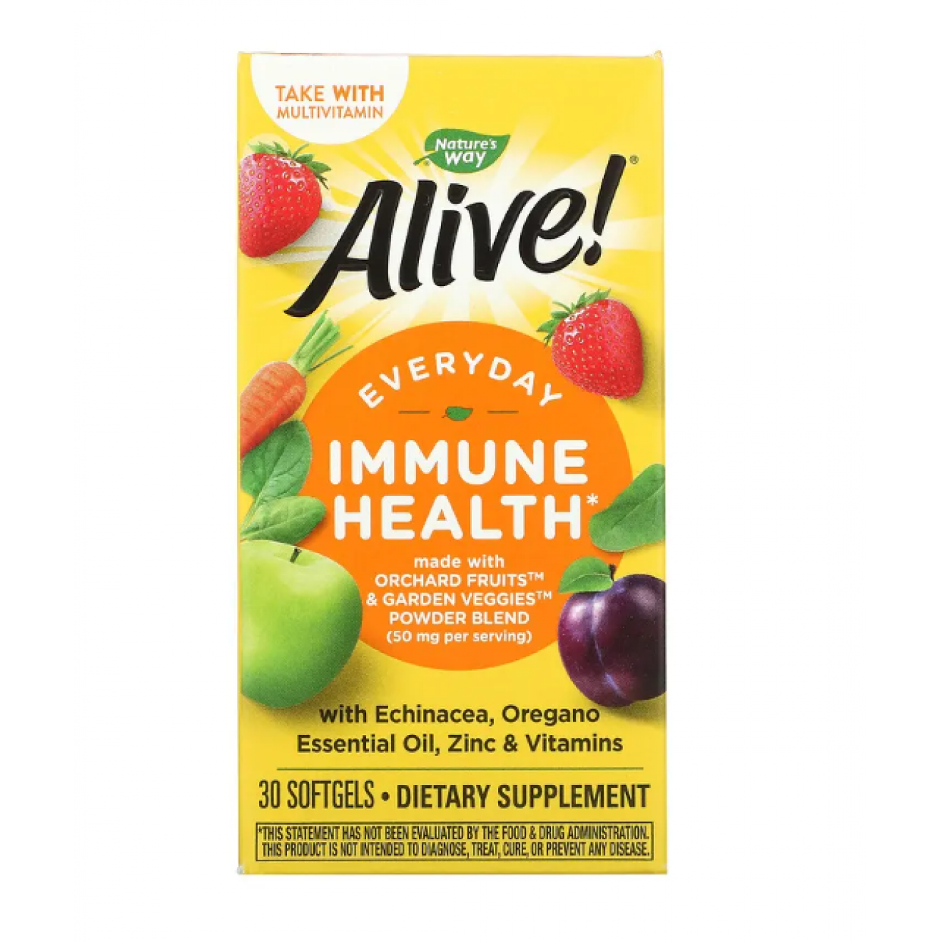 Natures Way, Alive! Immune Health, 30 Softgels