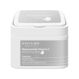 Set de maști cu niacinamida și vitamina C - Mary & May, Niacinamide Vitamin C Brightening Mask , 30 buc.