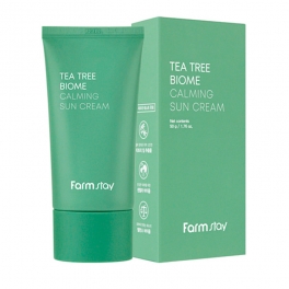 Солнцезащитный крем - FarmStay Tea Tree Biome Sun Cream SPF 50+