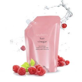 Clătitor pentru strălucirea parului, APieu, Raspberry Hair Vinegar, 400ml (refill)