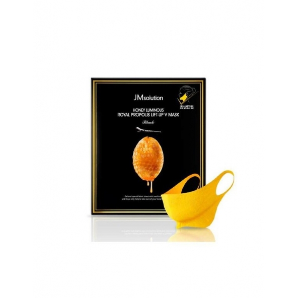 Маска-лифтинг для лица с прополисом-JM Solutions, Honey Luminous Royal Propolis Lift-Up V Mask
