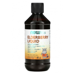 Now Foods, Elderberry Liquid, 237 ml