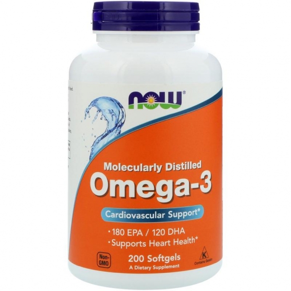 Now Foods, Omega -3, 1000mg, 200 capsule