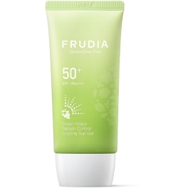 Crema Solara -  Frudia, Green Grape Sebum Control Cooling Sun Gel SPF 50+, 50 ml