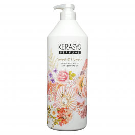 Парфюмированный кондиционер - Kerasys, Sweet & Flowery Perfumed Rinse, 1L