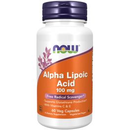 Now Foods, Alpha Lipoic Acid, 100mg, 60 veg caps