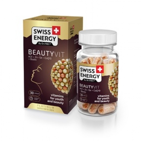 Swiss Energy, Витамины в Nano капсулах, BEAUTYVIT №30