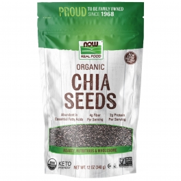 Now Foods, Organic Chia Seeds, 340 gr.