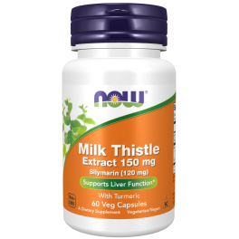 Now Foods, Milk Thistle Extract 150 mg, Silymarin 120 mg, 60 veg capsules