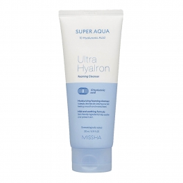 Missha, Super Aqua Ultra Hyalron Foaming Cleanser, 200 ml