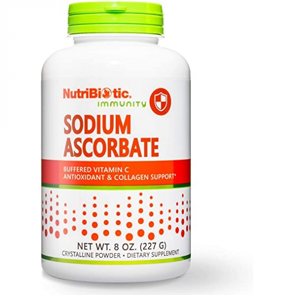 NutriBiotic, Immunity, Sodium Ascorbate, Crystalline Powder, 227 g