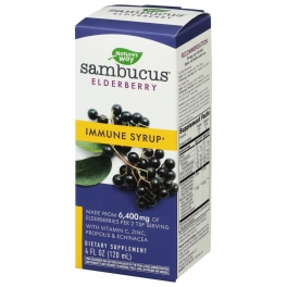 Sirop de susținere a imunității Natures Way, Sambucus Immune Syrup For Kids 4 oz