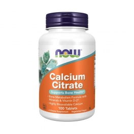 NOW Foods, Calcium Citrate 100 Tablets