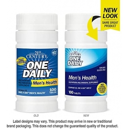 21st Century, One Daily, Men's Health, 100 Tablets