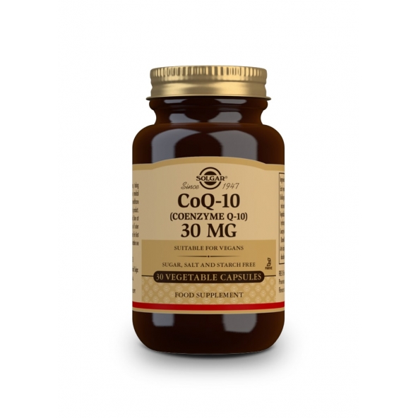 Solgar, Coenzyme Q 10, 30 mg, 30 Veg Caps