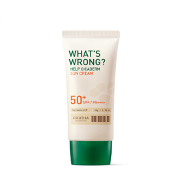 Солнцезащитный крем - Frudia, Whats Wrong Help Cicaderm Sun Cream SPF 50+, 50 ml