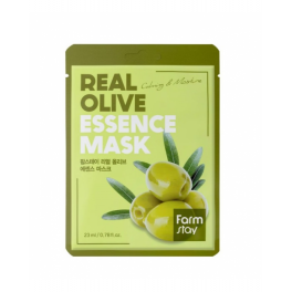 Тканевая маска с экстрактом оливы , FarmStay, Real Olive Essence Mask, 23 ml
