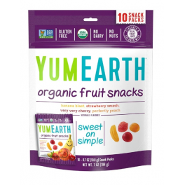 YumEarth, Organic & Vegan Fruit Snacks 198G