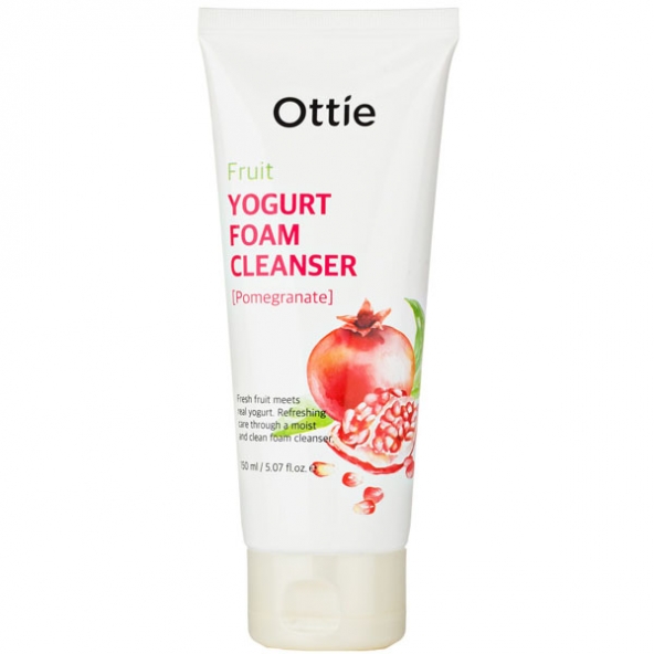 Spuma de curatare Ottie, Fruit Yogurt Foam Cleanser, Pomegranate, 150 ml