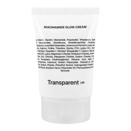 Gel-crema cu efect de iluminare Transparent Lab, Niacinamide Glow Cream, 50 ml