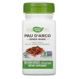 Natures Way, Pau D'Arco Inner Bark, 545 mg, 100 Vegan Capsules