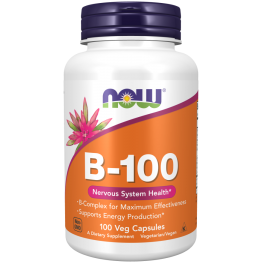 Now Foods, B-100, 100 растительных капсул