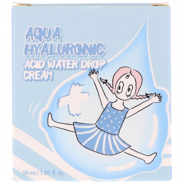 Crema facială  Elizavecca, Aqua Hyaluronic Acid Water Drop Cream, 50 ml