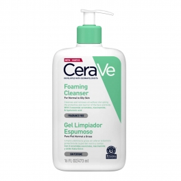 Spumă de curățare pentru piele combinată Cerave, Foaming Facial Cleanser, 473 ml
