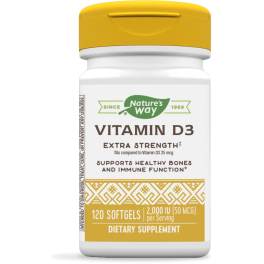 Natures Way, Vitamin D3 Extra Strength 120 sg