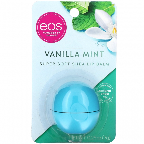 Balsam de buze-EOS Vanilla Mint lip balm