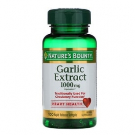 Natures Bounty, Garlic Extract, 1,000 mg, 100 Rapid Release Softgels