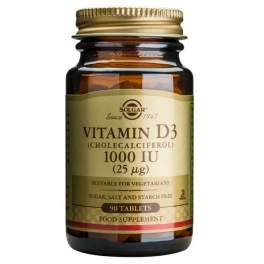 Solgar,Vitamin D-3,1000 IU,90 tab