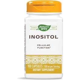 Natures Way, Inositol 500 mg 100 caps