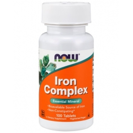 Now Foods, Iron Complex,100 Tablets