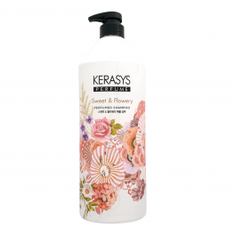 Șampon parfumat -  Kerasys, Sweet & Flowery Perfumed Shampoo, 1L