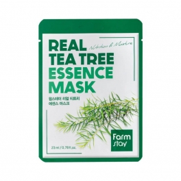 Mască de pinza cu arbore de ceai, FarmStay, Real Tea Tree Essence Mask, 23 ml