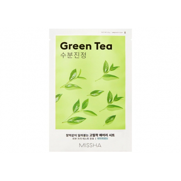 Missha, Airy Fit Sheet Mask, Green Tea