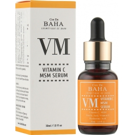 Serum cu vitamina C Cos De Baha, VM, Vitamin C MSM, Serum, VM 30 ml