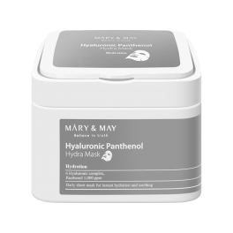 Интенсивно увлажняющие  тканевые маски - Mary & May, Hyaluronic Panthenol Hydra Mask, 30 шт.