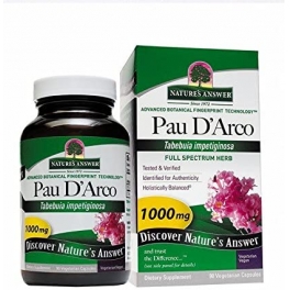  Natures Answer, Pau D’Arco, 1000 mg, 90 capsule vegetariane