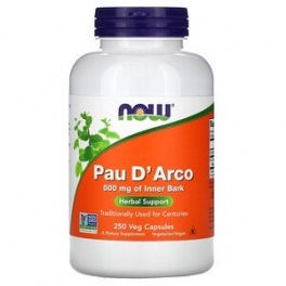 Now Foods, Pau DArco, 500 mg, 250 Veg Capsules