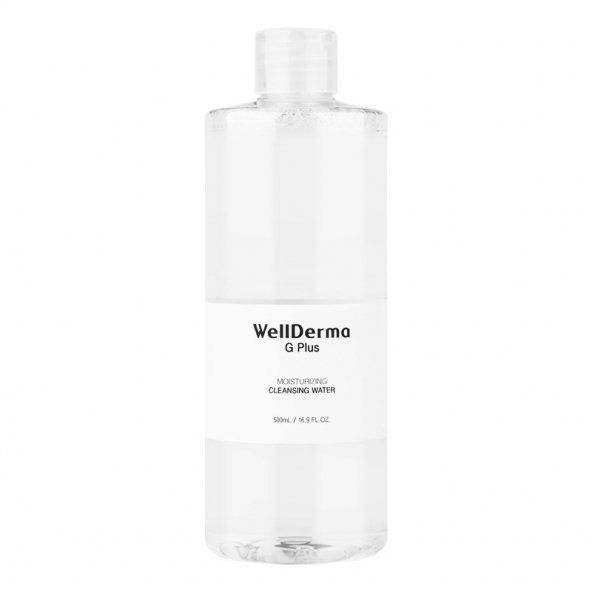 Очищающая вода для снятия макияжа  WellDerma, G Plus Moisturizing Cleansing Water, 500ml
