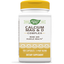 Nature’s Way, Calcium-Magnesium-Vitamin D 100 caps