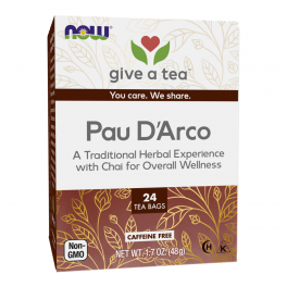 Now Foods,Real Tea Pau D'Arco 24 Tea Bags