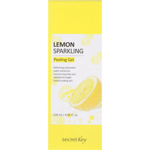 Peeling pentru fata Secret Key, Lemon Sparkling Peeling Gel, 120 ml