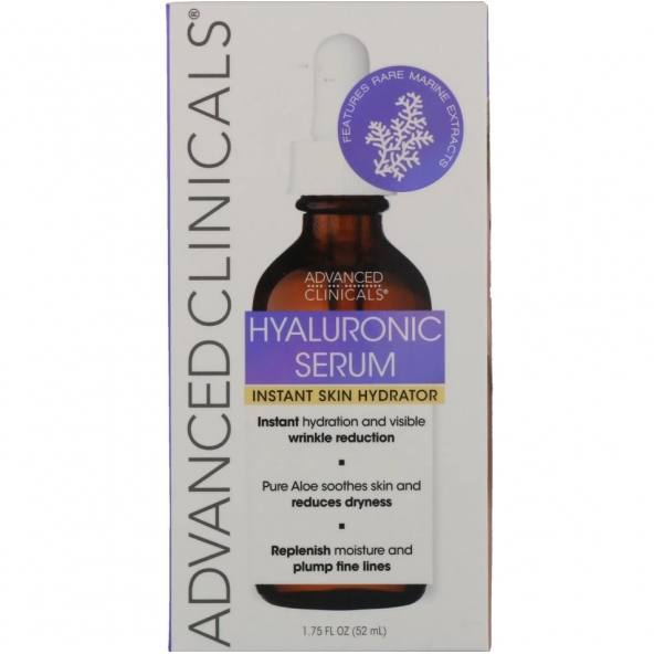 Advanced Clinicals, Hyaluronic Serum Instant Skin Hydrator, 52 ml