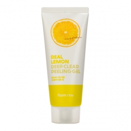 FarmStay, Real Lemon Deep Clear Peeling Gel, 100 ml